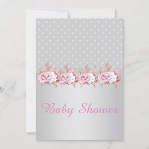 SILVER SPOT BABY SHOWER INVITATION