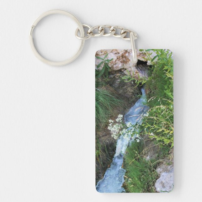 Silver spring keychain (Front)