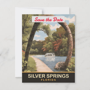 Silver Springs Florida Arch Wedding Invitation