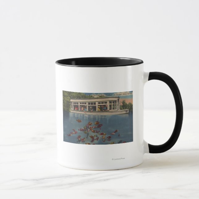 Silver Springs, Florida - View of Riverboat & Mug (Right)