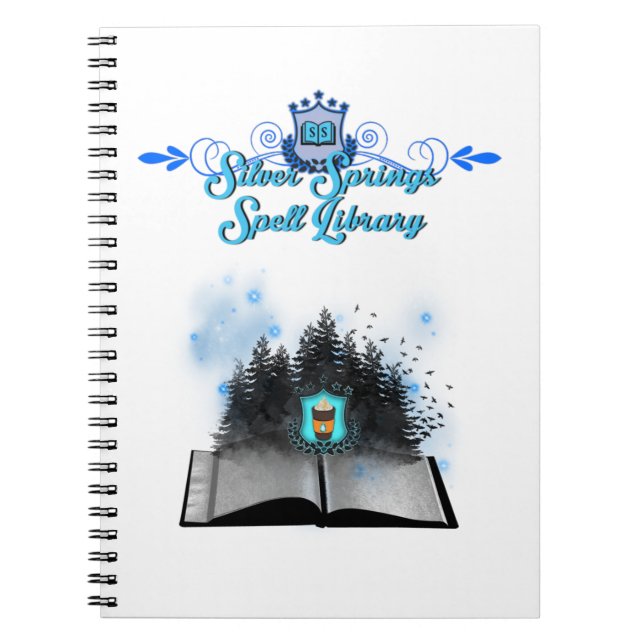 silver springs spell library notebook (Front)