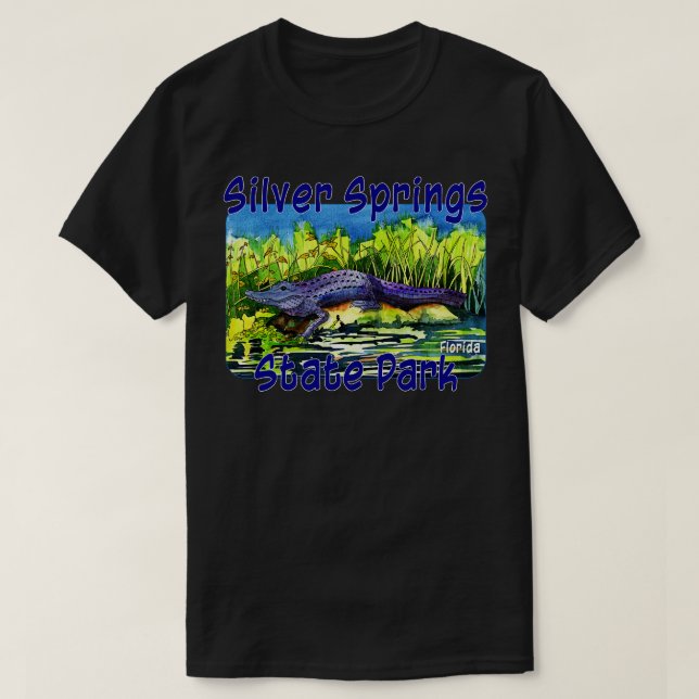 Silver Springs State Park Florida T-Shirt (Design Front)