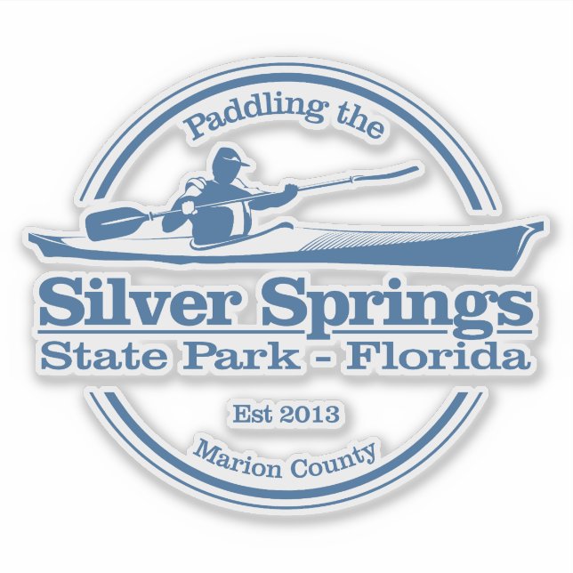 Silver Springs State Park (SK) Sticker (Front)