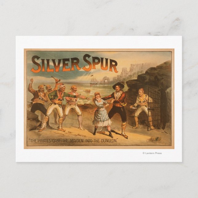 Silver SpurPirates Theatrical Poster Postcard (Front)