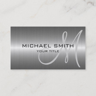 Silver Stainless Steel Metal Business Card