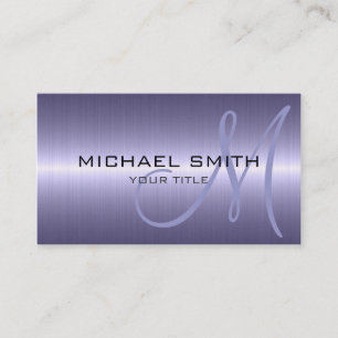 Silver Stainless Steel Metal Business Card