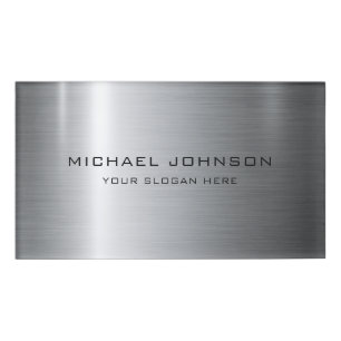 Silver Stainless Steel Metal Personalized Name Tag