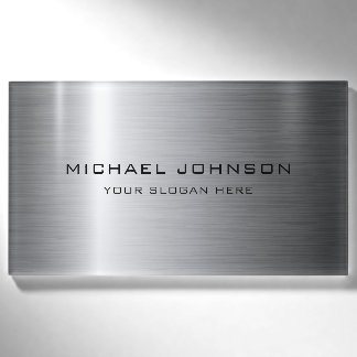 Silver Stainless Steel Metal Personalized Name Tag