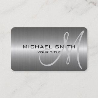 Silver Stainless Steel Print Metal Business Card
