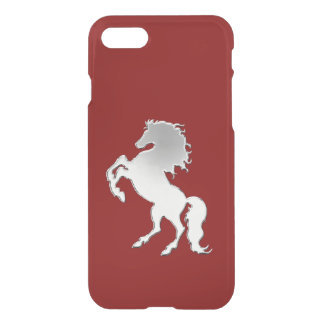 Silver Stallion Black iPhone SE/8/7 Case