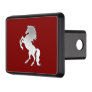Silver Stallion on Red Hitch Cover