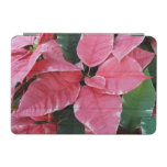 Silver Star Marble Poinsettias Pink Holiday Floral iPad Mini Cover