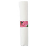 Silver Star Marble Poinsettias Pink Holiday Floral Napkin Bands