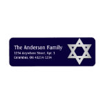 Silver Star of David Hanukkah Address Labels d2<br><div class="desc">a pretty Hanukkah holiday (or every day) design ...  All necessary licenses have been purchased and are on file. Images on this site are NOT public domain. You may not copy,  duplicate,  alter or scan these designs,  images,  illustrations,  photography,  art and writing.</div>