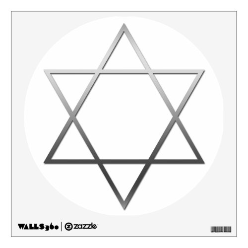 Silver Star of David _ Wall Decal