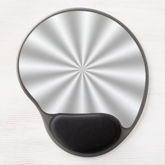 Silver Starburst Gel Mouse Pad (Front)