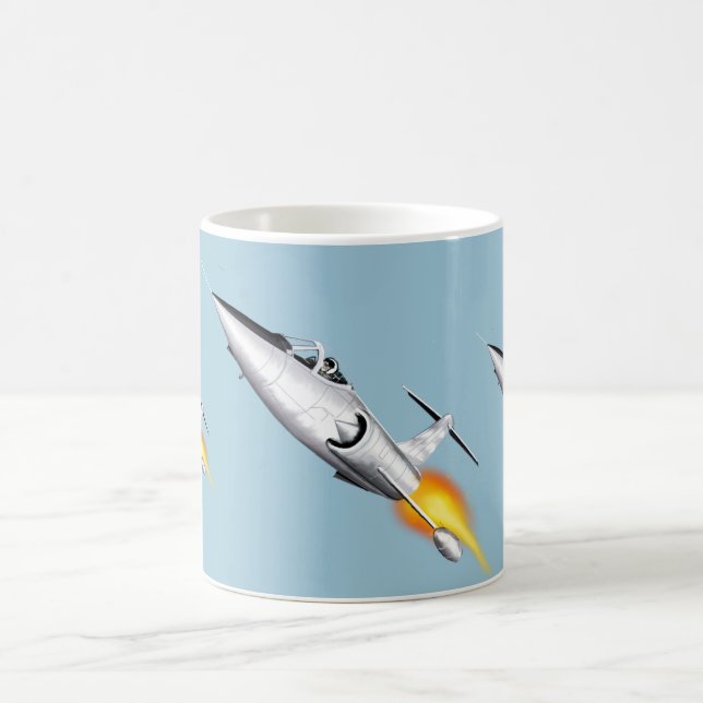 Silver Starfighter F104 Mug (Center)