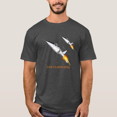 Silver Starfighter F104 T_Shirt