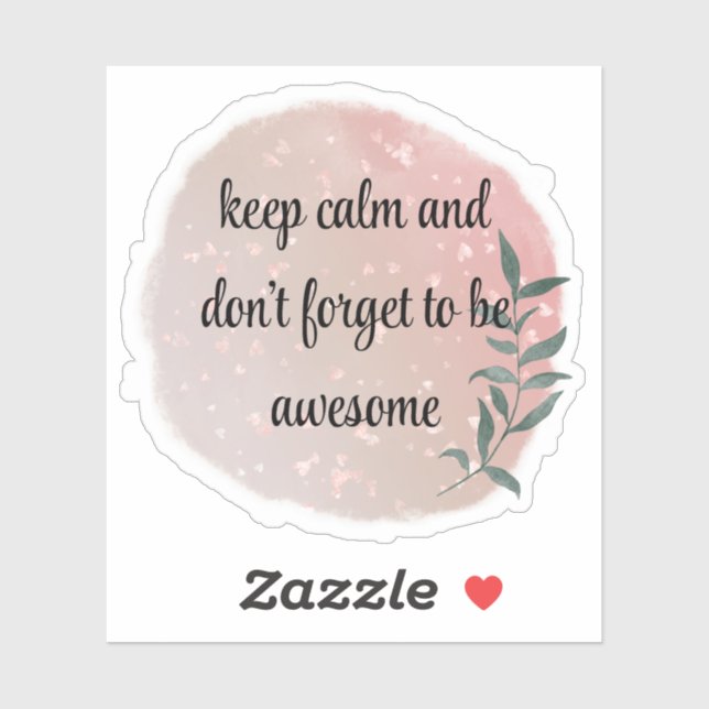 Silver Stars Aesthetic Glitter Pink Background Sticker (Sheet)