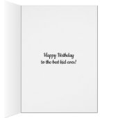 Silver Stars Boy 10th Birthday (Inside (Right))