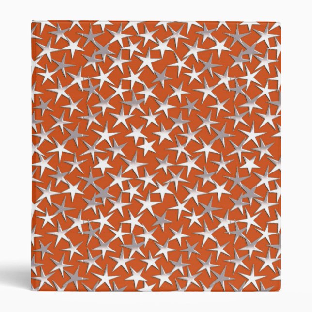 Silver stars on copper binder (Front)