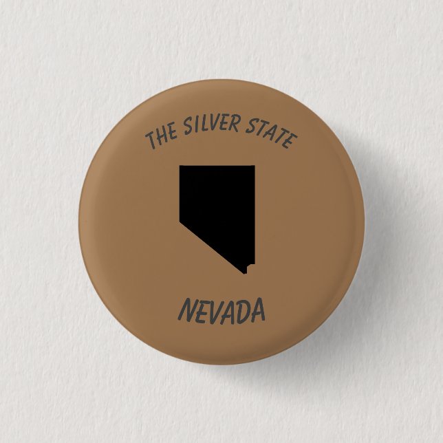 Silver State Badge Button (Front)