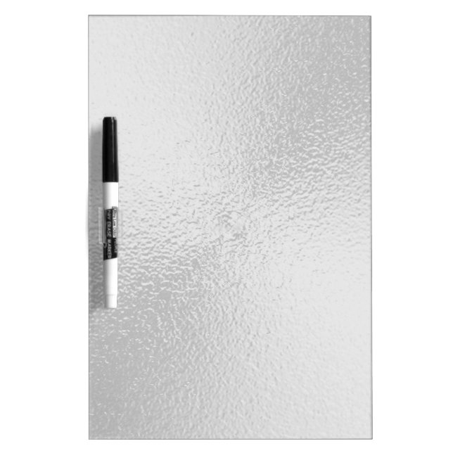 Silver Steel Stainless Clean Metal Dry Erase Board (Front)