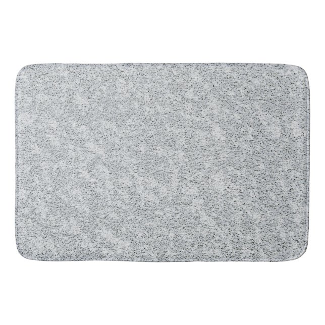 Silver Stone Gary Gold Marble Purple Glitter Bath Mat (Front)