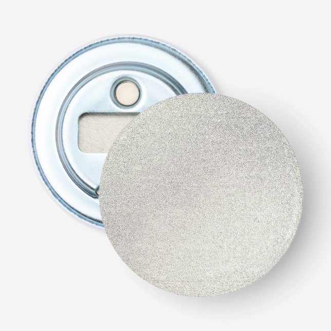 Silver Stone Gary Gold Marble Purple Glitter Bottle Opener (Front)