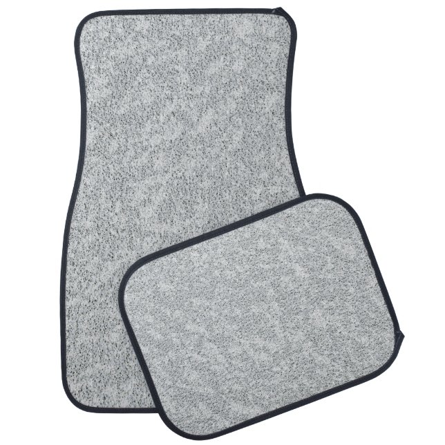 Silver Stone Gary Gold Marble Purple Glitter Car Floor Mat (Set)