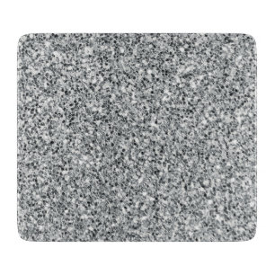 Silver Stone Gary Gold Marble Purple Glitter Cutting Board