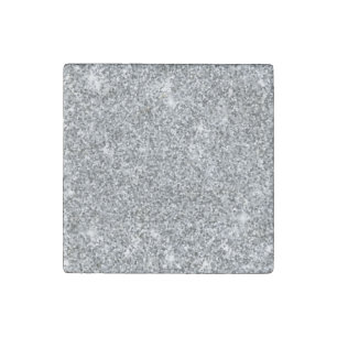 Silver Stone Gary Gold Marble Purple Glitter Magnet