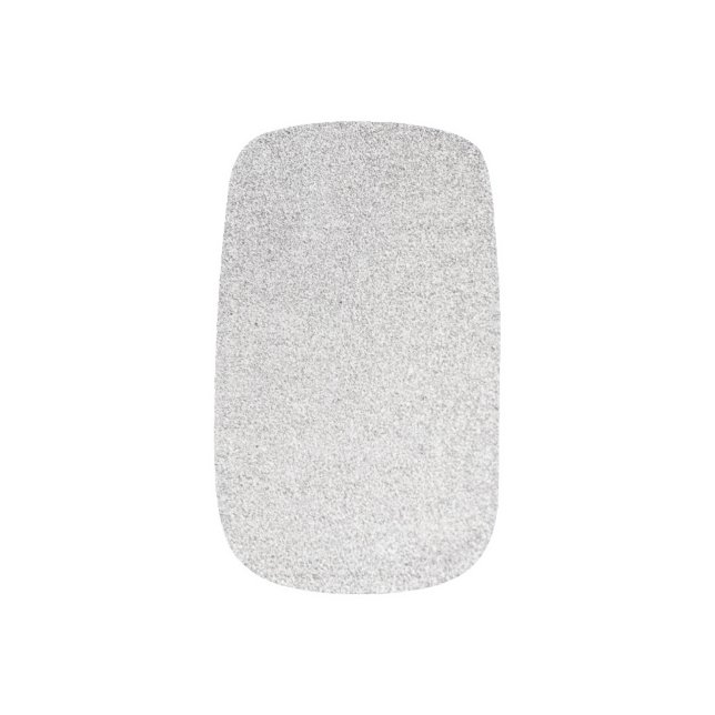 Silver Stone Gary Gold Marble Purple Glitter Minx Nail Art (Left Thumb)