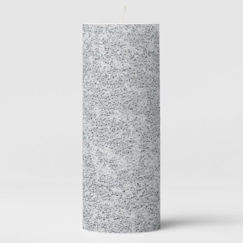 Silver Stone Gary Gold Marble Purple Glitter Pillar Candle