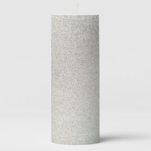 Silver Stone Gary Gold Marble Purple Glitter Pillar Candle