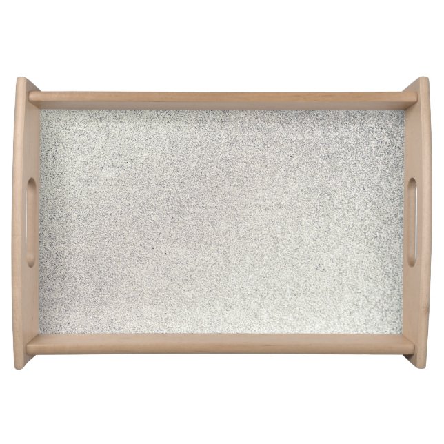 Silver Stone Gary Gold Marble Purple Glitter Serving Tray (Front)