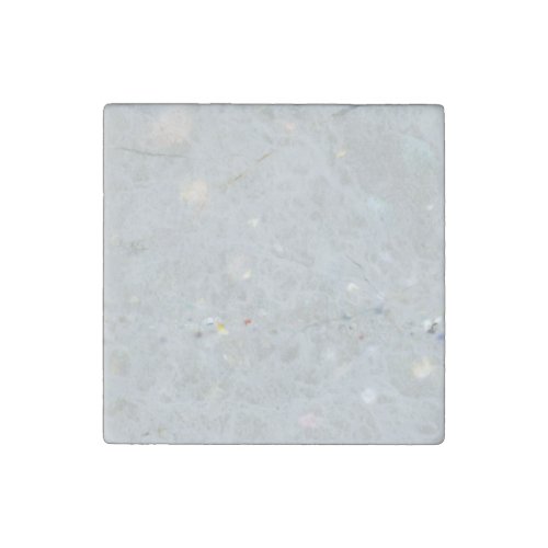 Silver Stone Gary Gold Marble Purple Glitter Stone Magnet