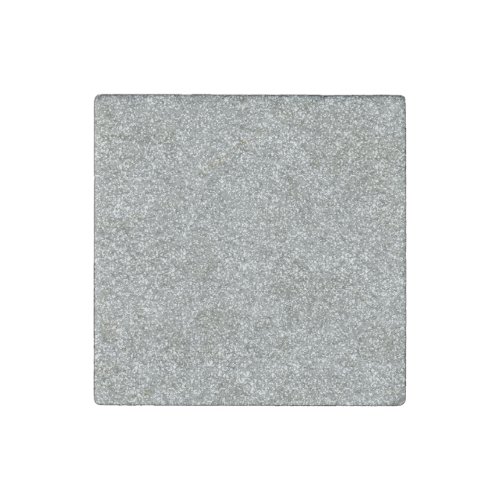 Silver Stone Gary Gold Marble Purple Glitter Stone Magnet