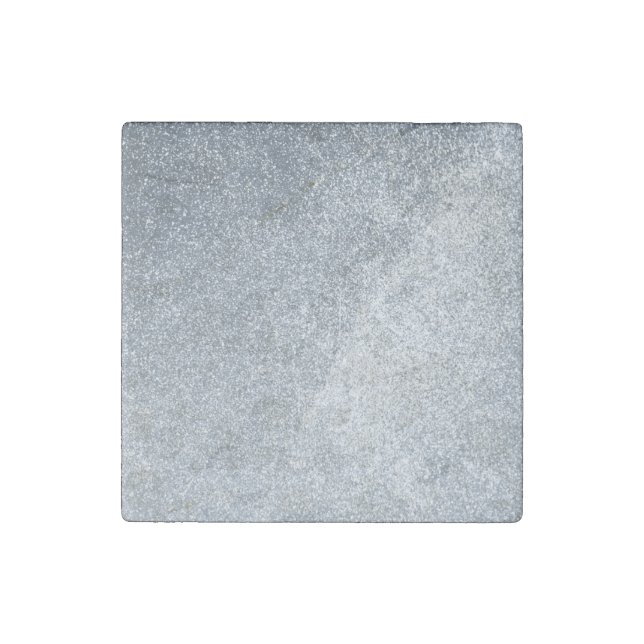 Silver Stone Gary Gold Marble Purple Glitter Stone Magnet (Front)