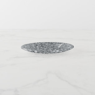 Silver Stone Gary Gold Marble Purple Glitter Trinket Tray