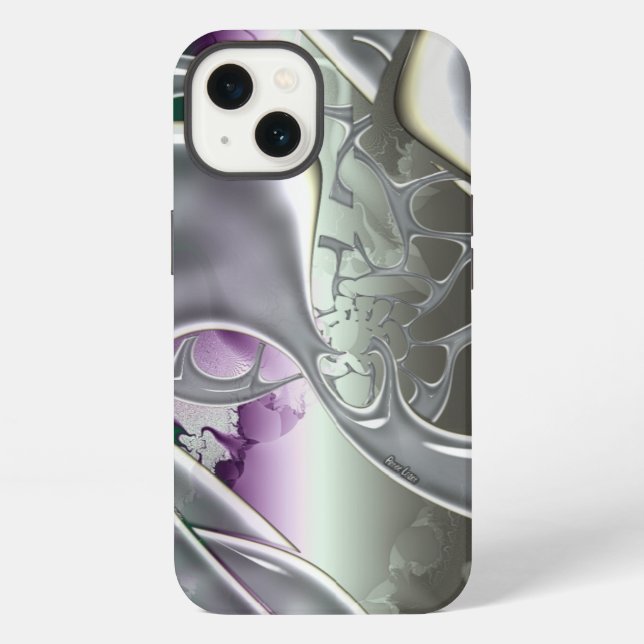 Silver Stream Iphone Case (Back)