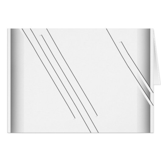 Silver Stripes (landscape) Cards (Front Horizontal)