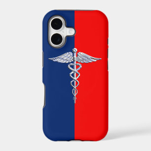 Silver Style Caduceus Medical Symbol League iPhone 17 Case