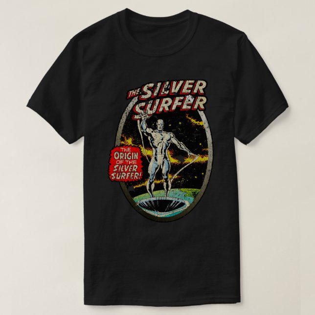 Silver Surf 1978 Cartoons Vintage T-Shirt (Design Front)