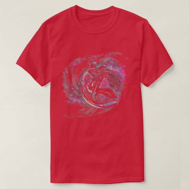 Silver Surfer in Space T-Shirt (Design Front)