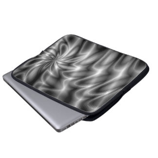 Silver Swirl Laptop Sleeve