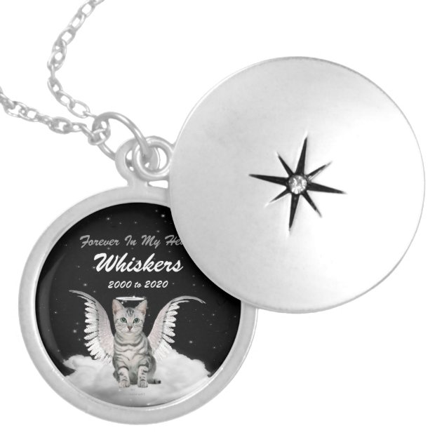 cat memorial locket