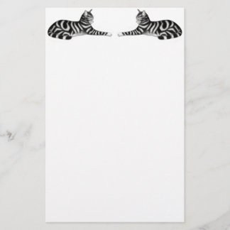 Silver Tabby Cats Stationery