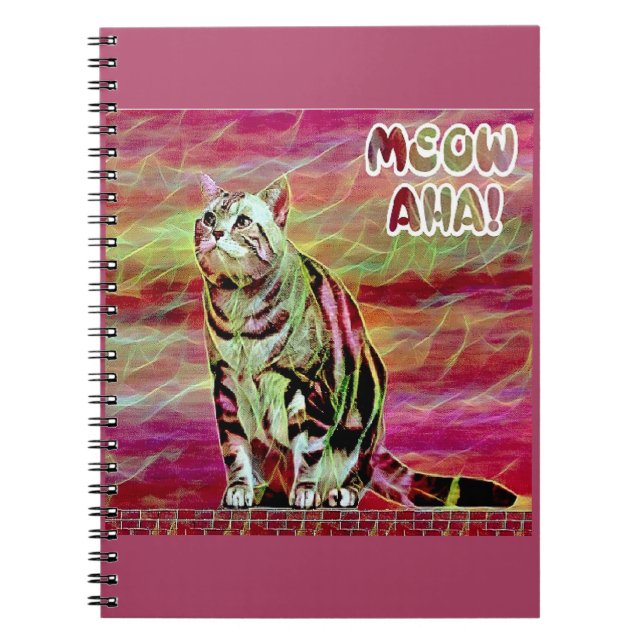 Silver Tabby Notebook (Front)