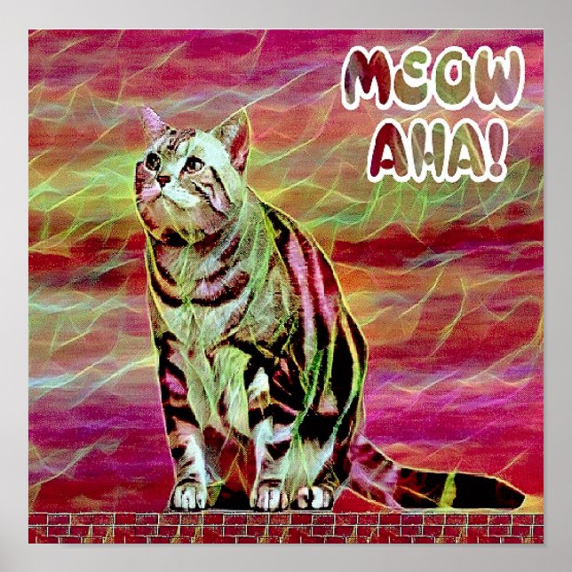 Silver Tabby Poster (Front)